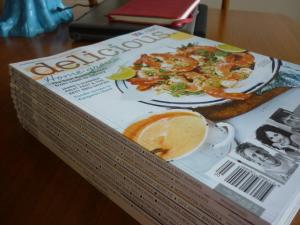 My collection of twelve "February's", ready for my first month of delicious cooking